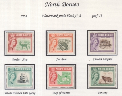 Borneo-stamps
